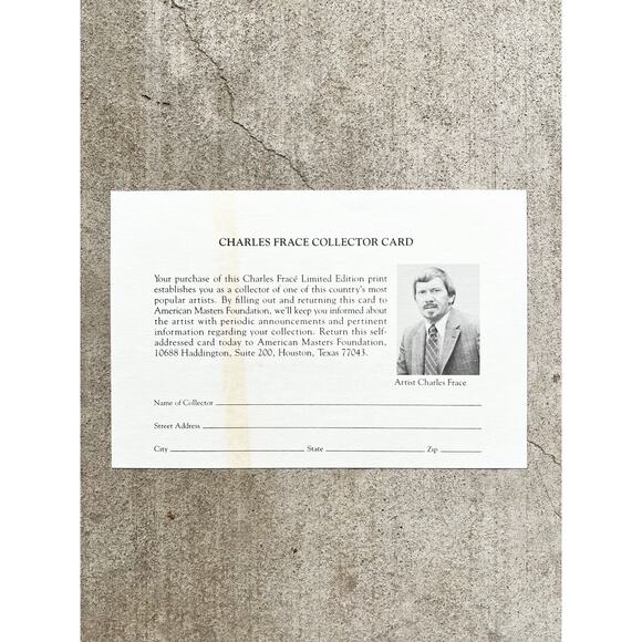 1984 Charles Fracé “Bandit, Raccoon” Large Signed Lithograph Print 30”X22” w/COA - Picture 13 of 14